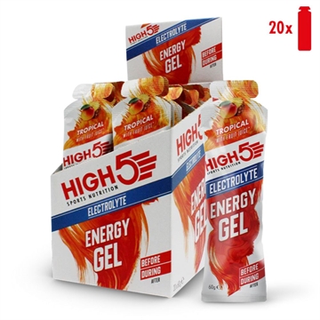 High5 Energi Gel Electrolyte - 20 stk - Tropical