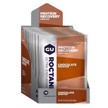 GU Roctane Proteindrik Recovery Chocolate Smoothie 10x65g box
