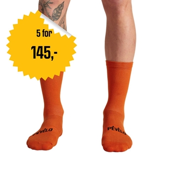 PÉVÈLO Summit Burned Orange Socks