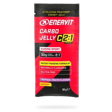Enervit Sport C2:1 Carbo Jelly - Kasse med 20 x 50g - Tropical